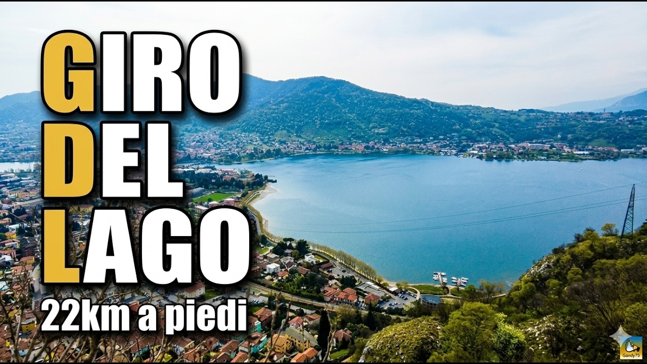 4k GIRO DEL LAGO DI GARLATE - OLGINATE - CASTELLO DELL' INNOMINATO 07-04-2022