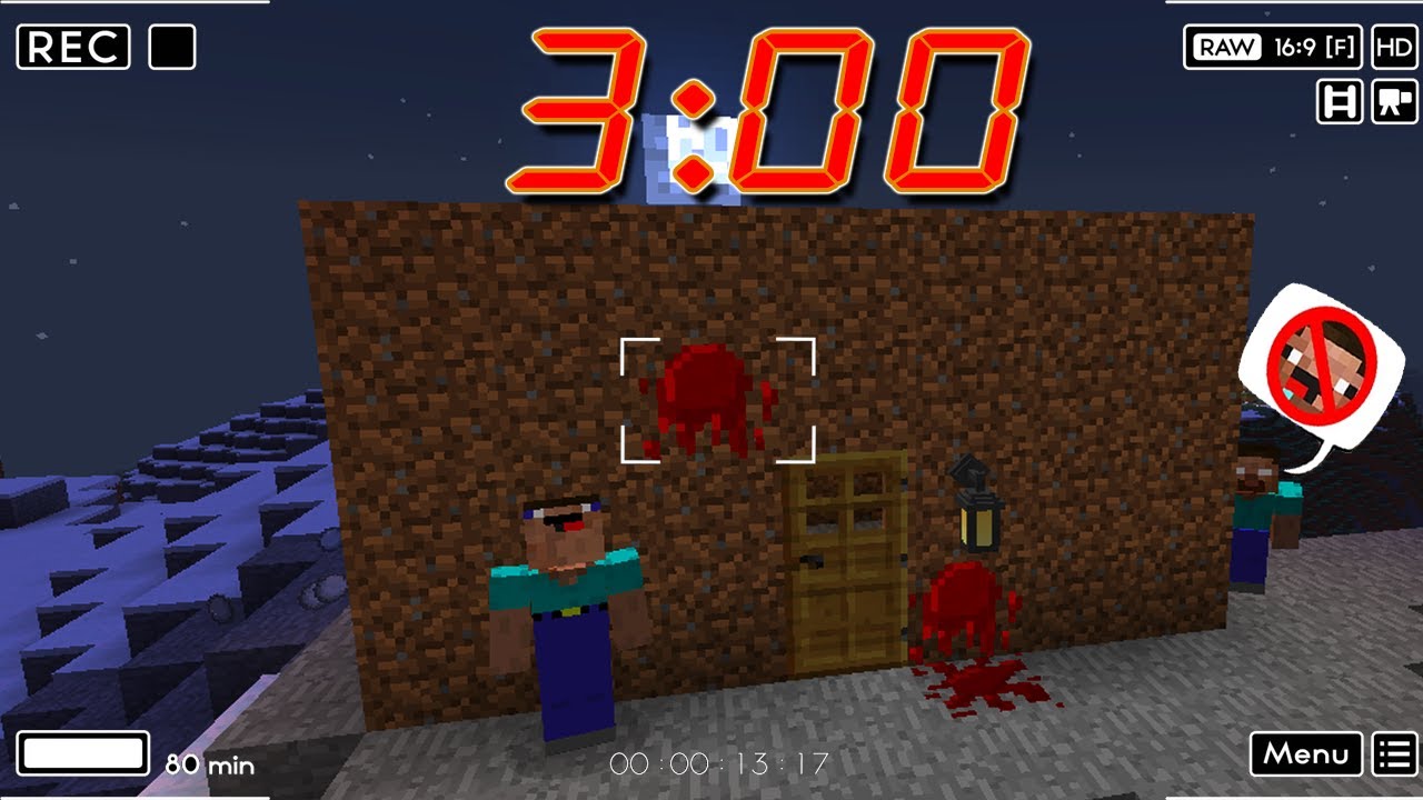 NOOB JOGA MINECRAFT AS 3 DA MANHÃ E OLHA O QUE ACONTECEU