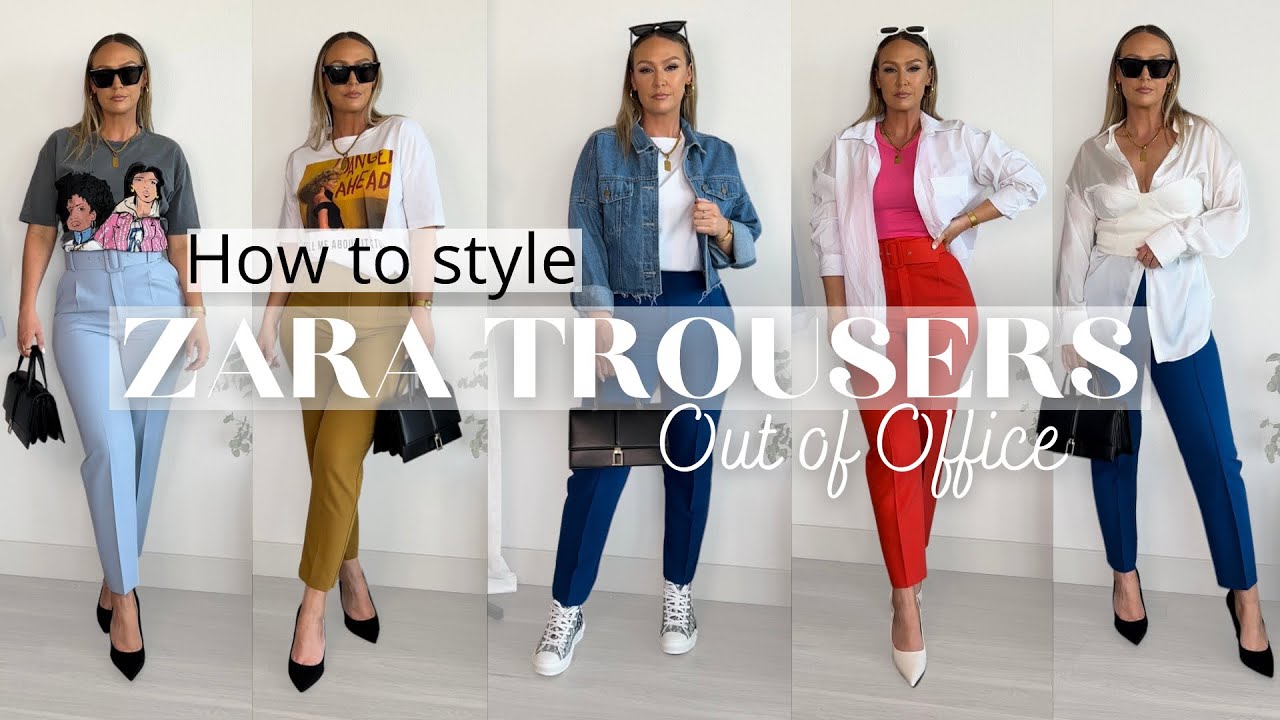 ZARA TROUSERS | how to wear them out of office | Pants on Big Bums Pt. 4