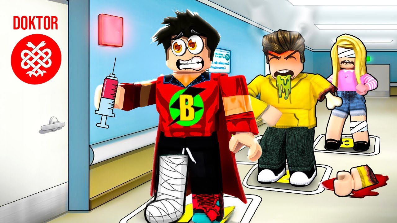 DOKTOR SIRASI BEKLEDİM 💉 Roblox Hospital Line Simulator