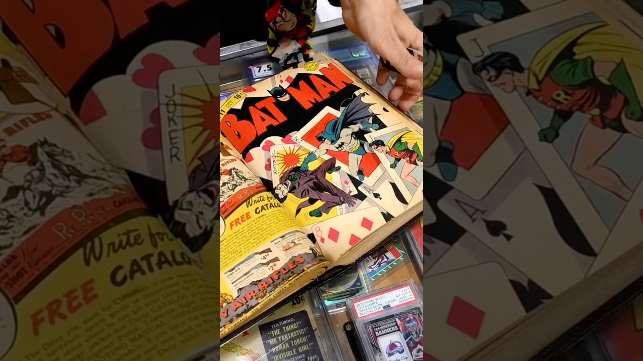 Golden Age Batman Comic Book Collection Like You&rsquo;ve Never Seen Before! #batman