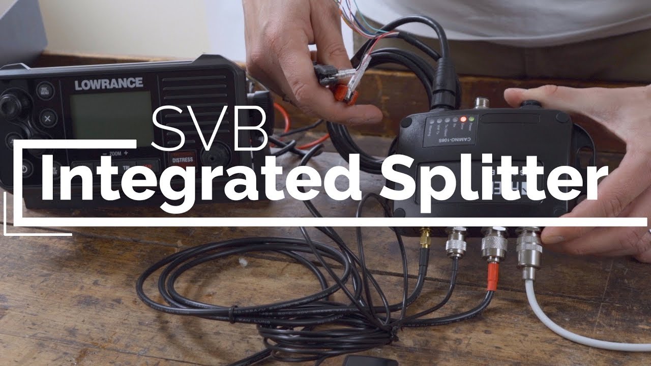 AIS Transponder - Installation with Integrated Splitter | SVB