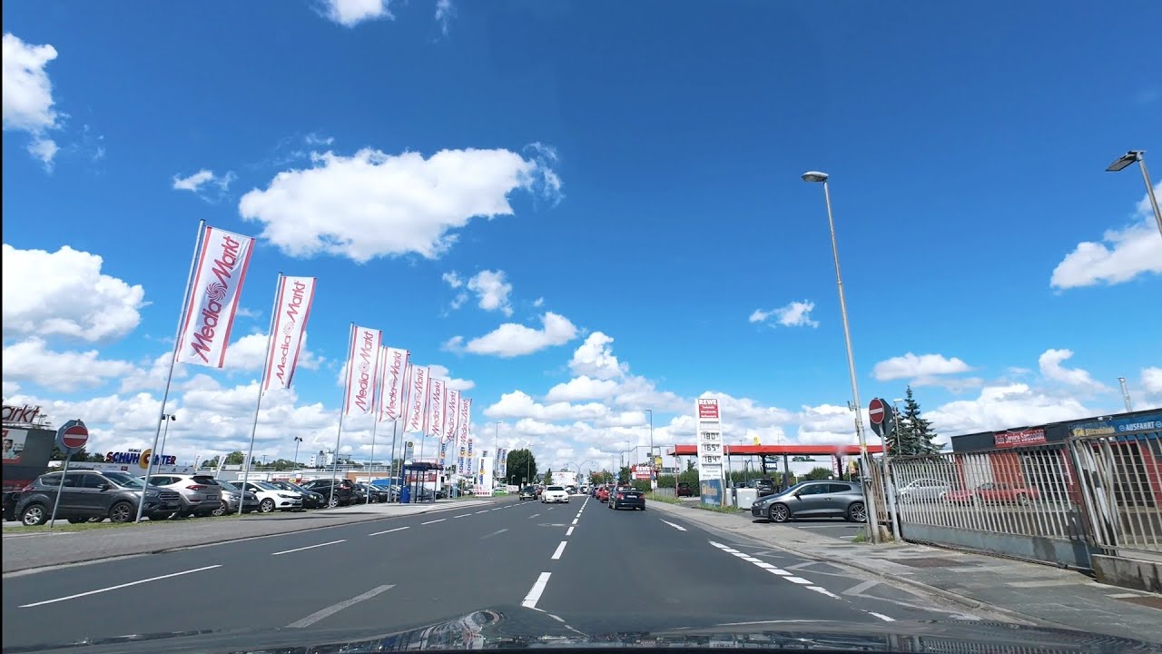 Driving in Germany 🇩🇪 from Weiterstadt to Egelsbach near Langen #travel #drivetochill #highway