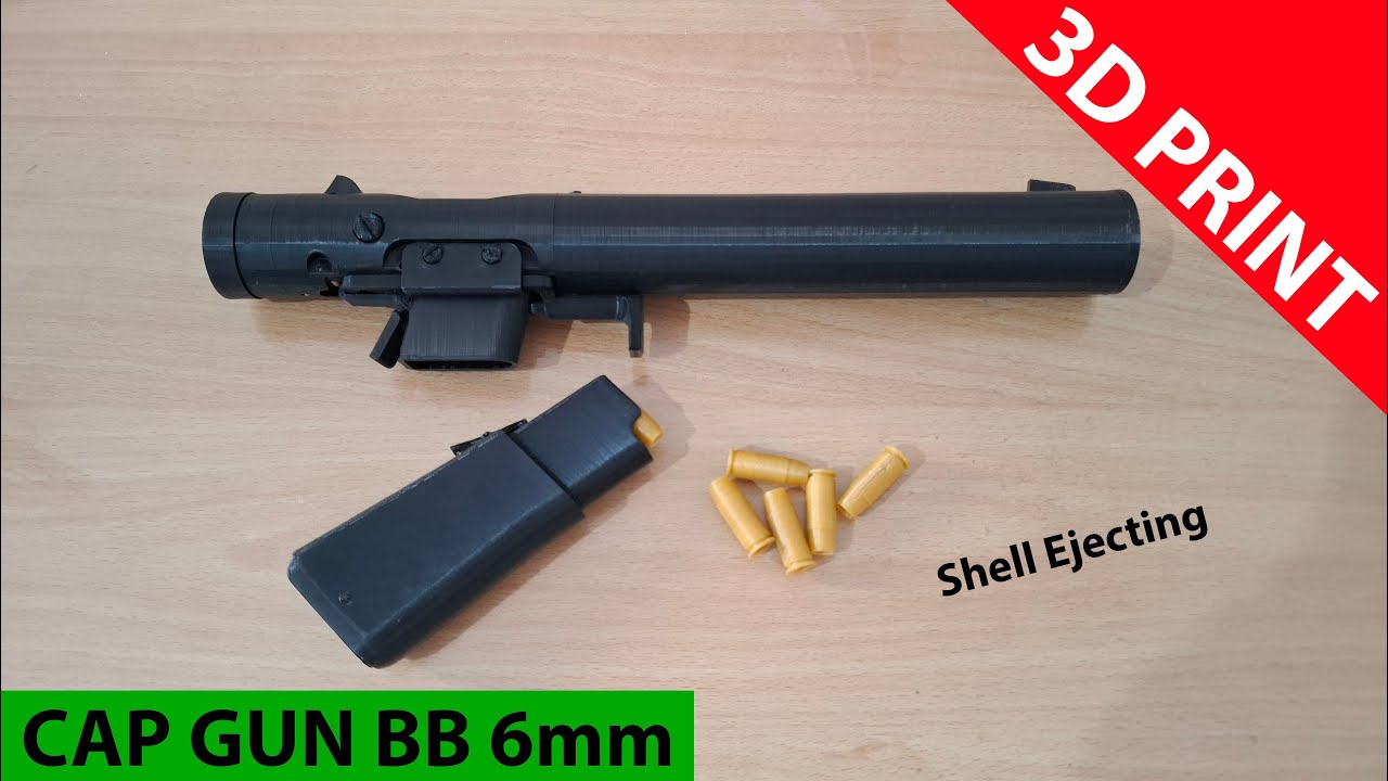 The Welrod Pistol Shell Ejecting Cap Gun BB 6mm