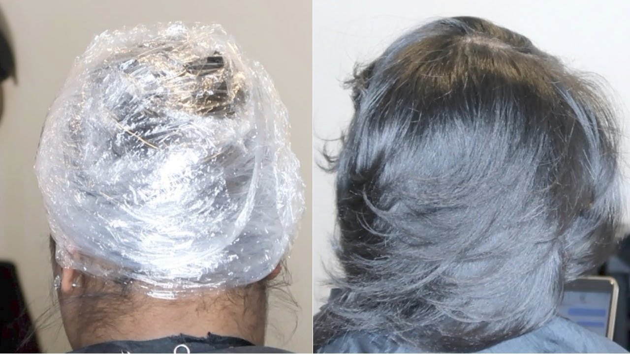 Шелковое обертывание + борьба с сухостью натуральных волос #SalonWork