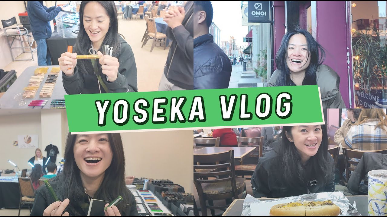 Yoseka Visits Philly Pen Show 2024 - Guess which pen Daisy got!?!