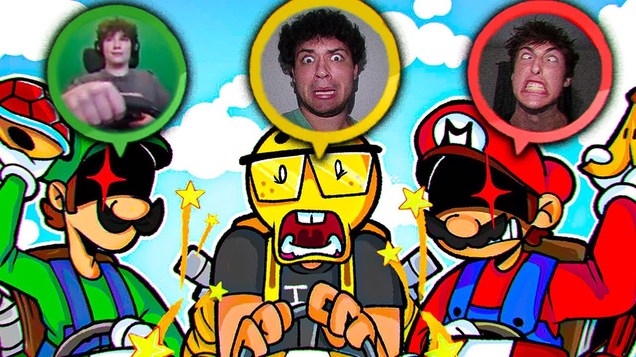 mario kart with webcams was a terrible idea&hellip;