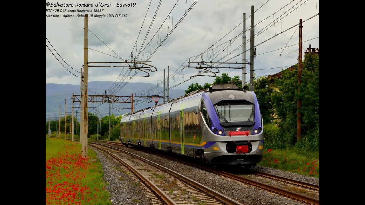 I treni regionali di Montale   Agliana