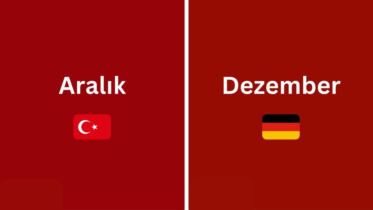 T&uuml;rk&ccedil;e ve Almanca Aylar ve G&uuml;nler &Ouml;ğrenin | Hızlı ve Kolay Dil Dersi | Polyglot Cafe 🌍