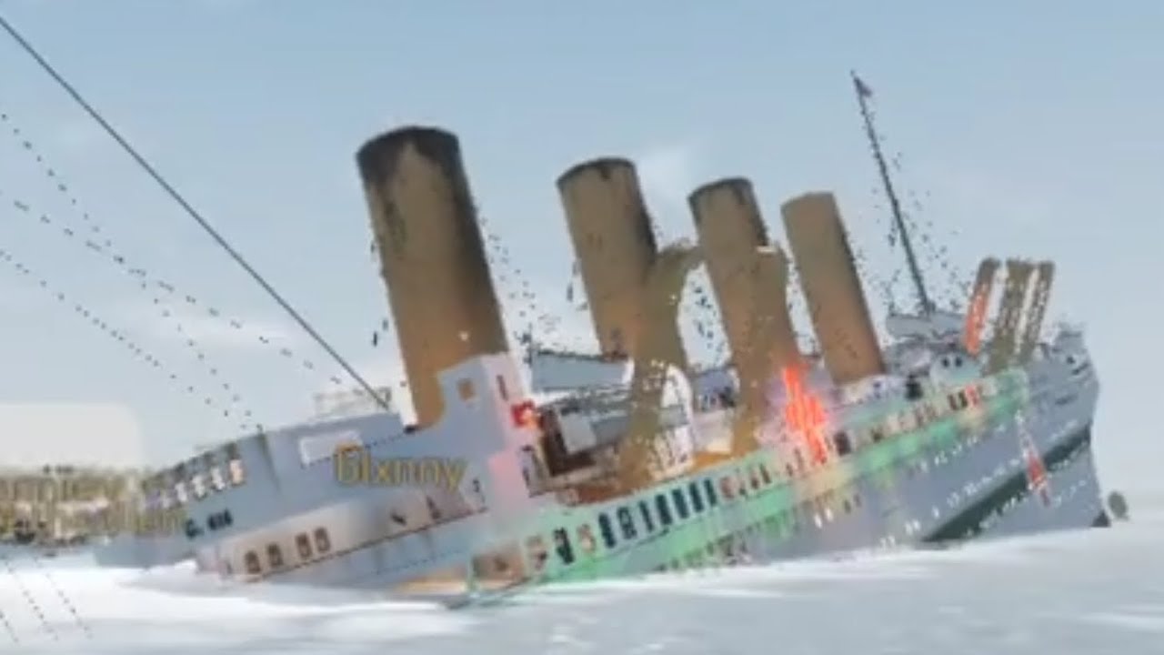 WWI Shipwrecks Portrayed by Roblox 