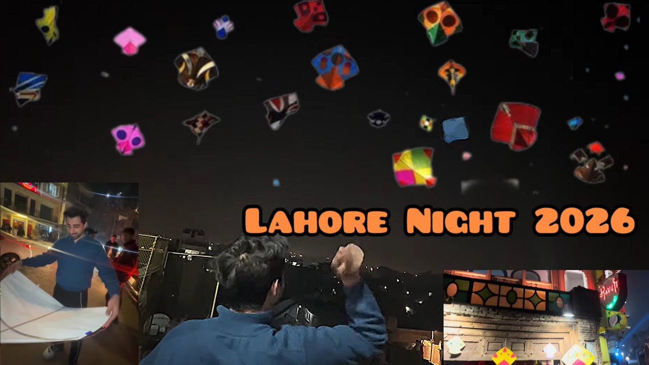 LAHORE NIGHT BASANT🪁 2026 || HEAVY MAHOLL 🔥🔥