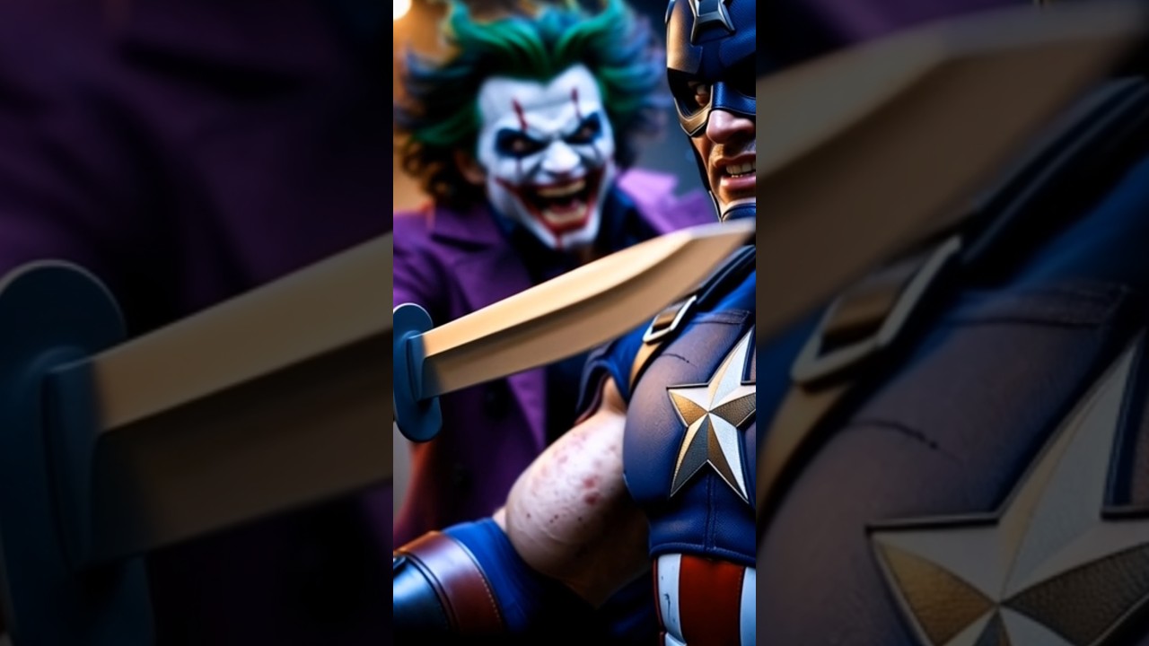 Joker vs Captain America | Chaos Meets Order😎-1 