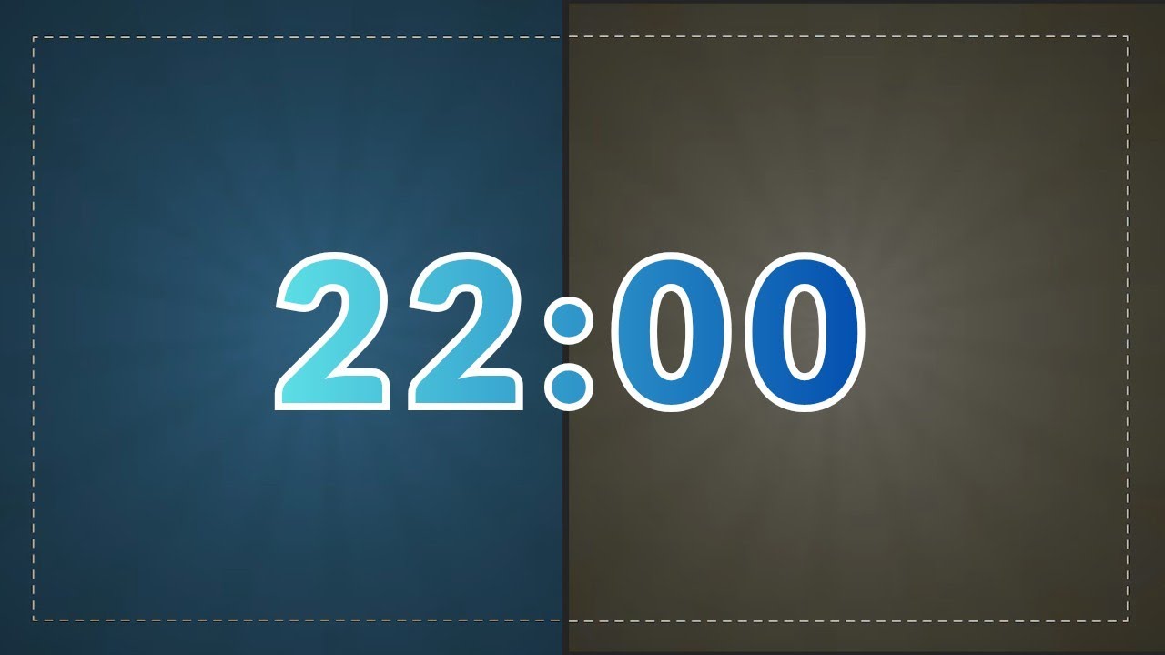 22 Minute Countdown Timer With Calm & Soft Music ⏰