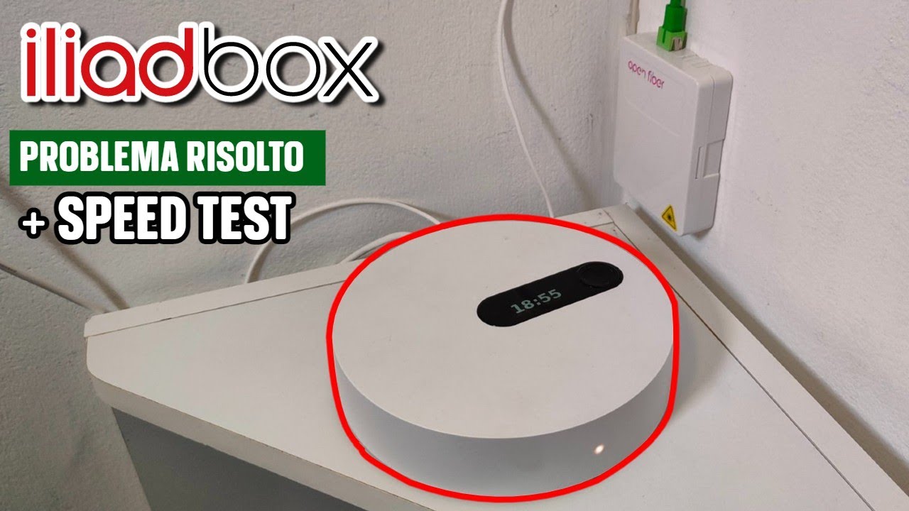 FIBRA ILIAD Problema RISOLTO e CONSIDERAZIONI + Speed TEST