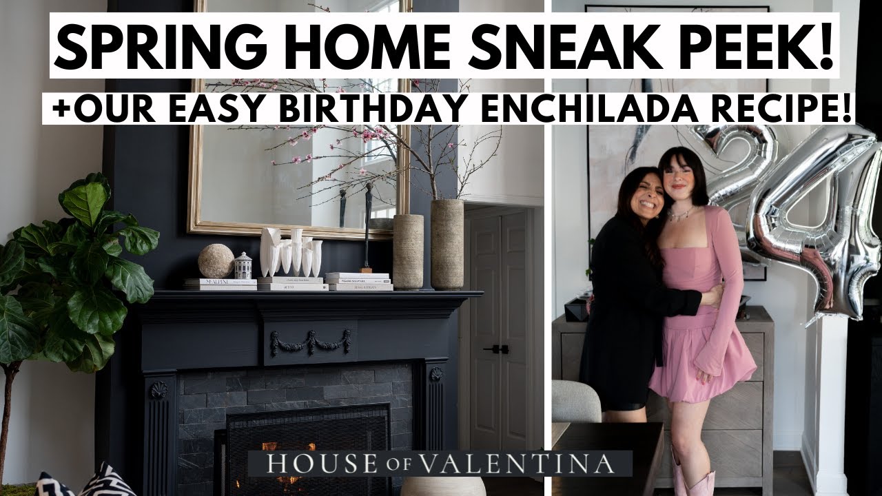Spontaneous Spring Home Tour, Home Haul, Hailey's Birthday Dinner! + our Easy Enchilada Recipe