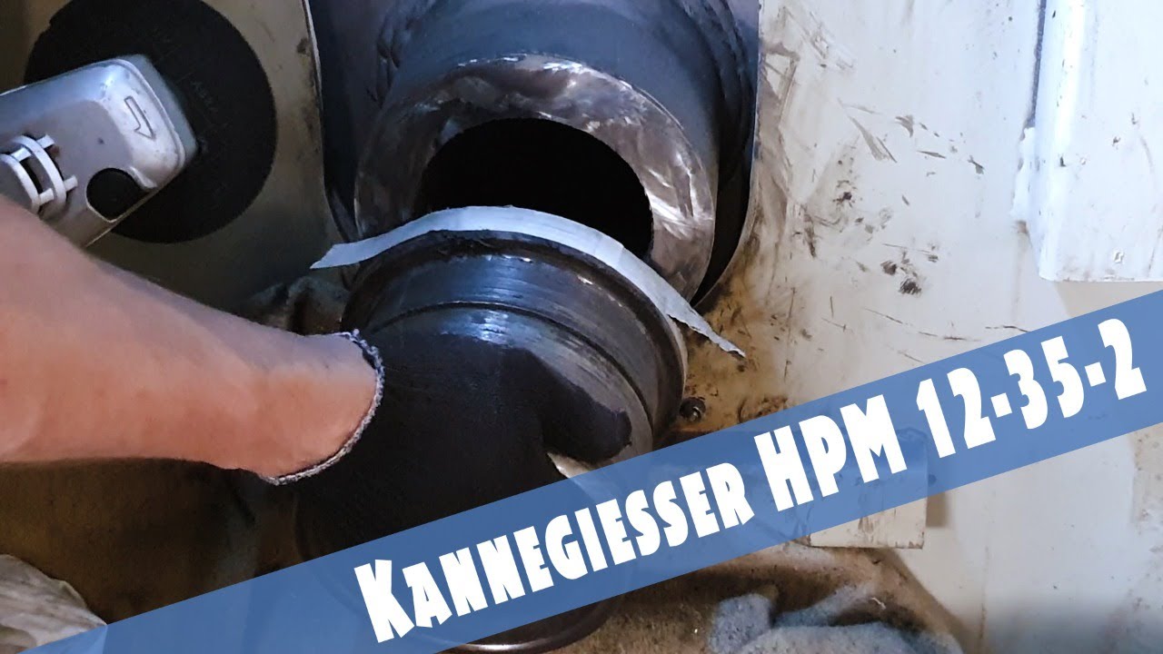 Kannegiesser  HPM.  Восстановление вала. Радикальное решение вопроса.