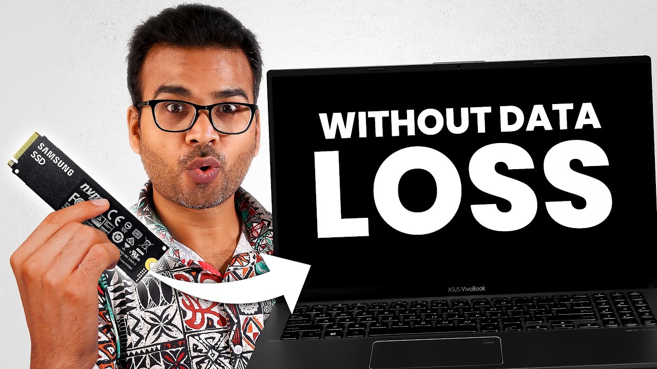 How to upgrade SSD on laptop without losing data