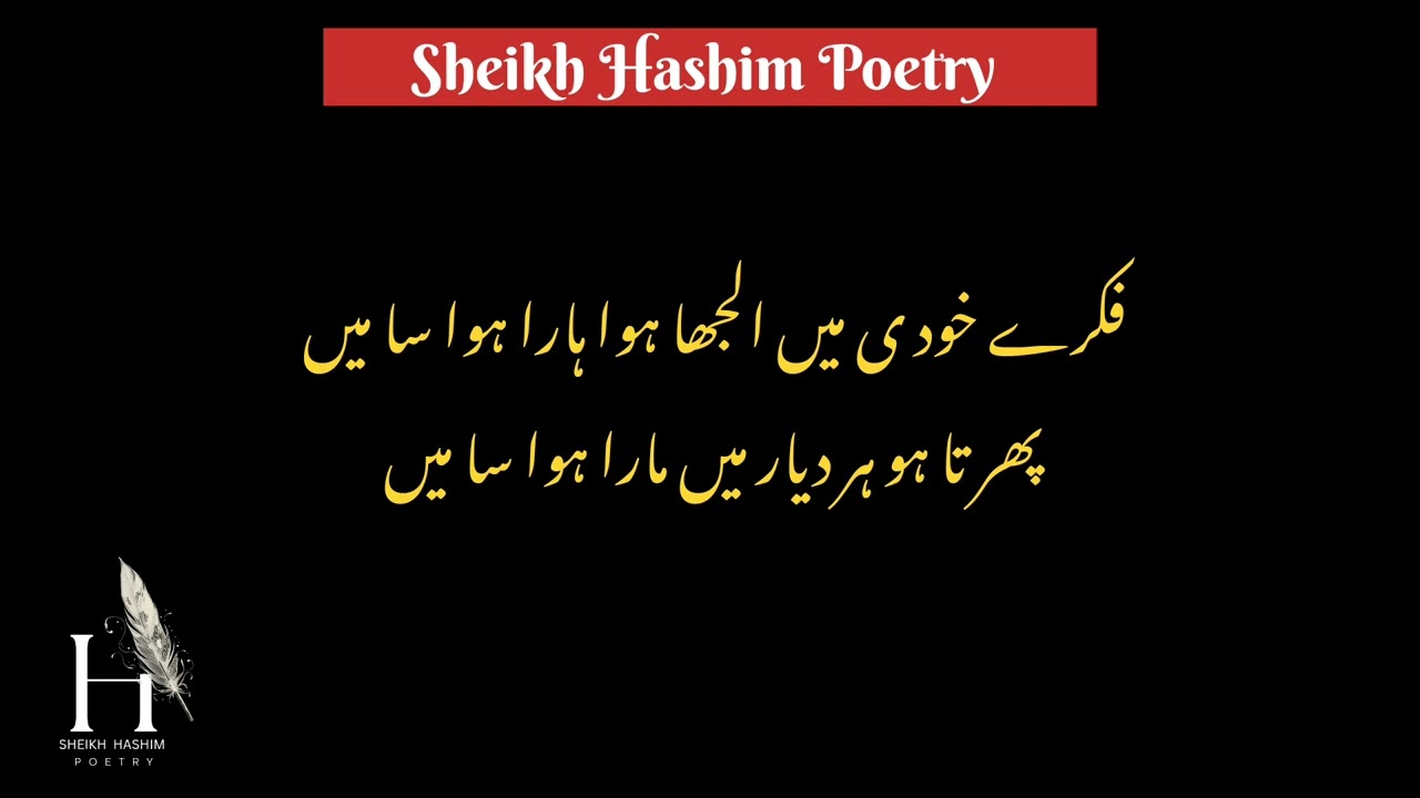 Broken Heart Urdu Lines 💔 | Viral Poetry Status | Sheikh Hashim