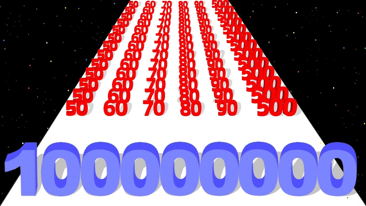NUMBER BULLET - Number Master Run 3D Satisfying Count Master (2048, Math Games) Infinity Number Run