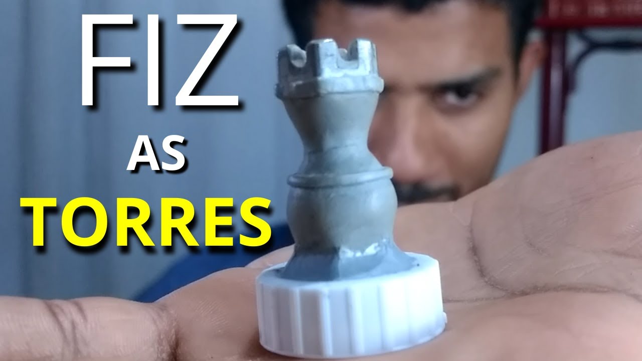 COMO FAZER AS PEÇAS DO JOGO DE XADREZ  -  As Torres