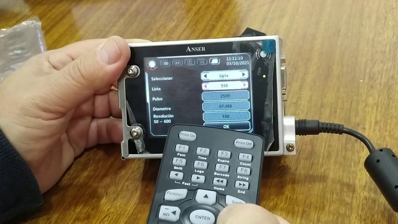 Anser U2 Pro S - Ajuste intensidad DPI