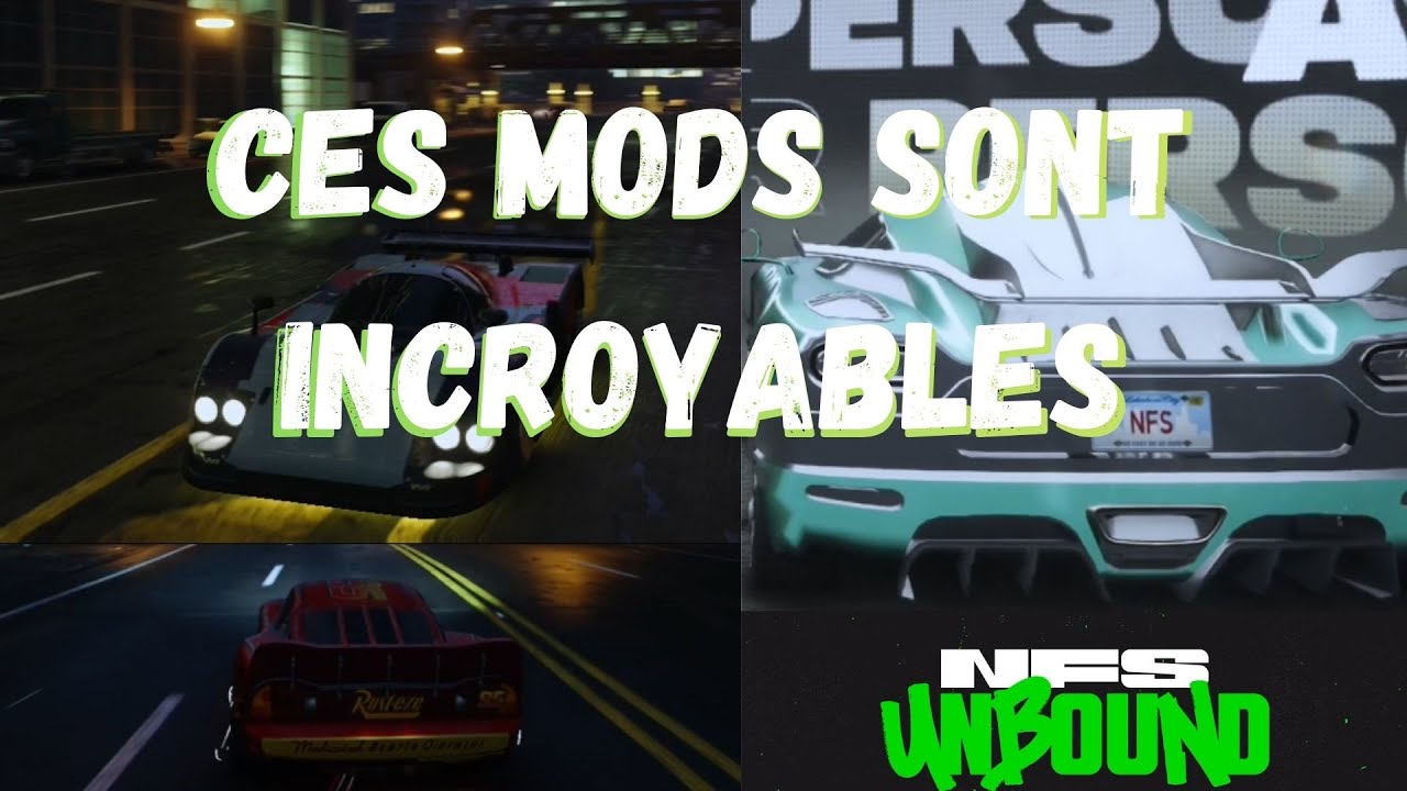 J’AI TESTÉ CES 5 MODS INCROYABLES SUR NEED FOR SPEED UNBOUND (BONUS EN FIN DE VIDÉO !)