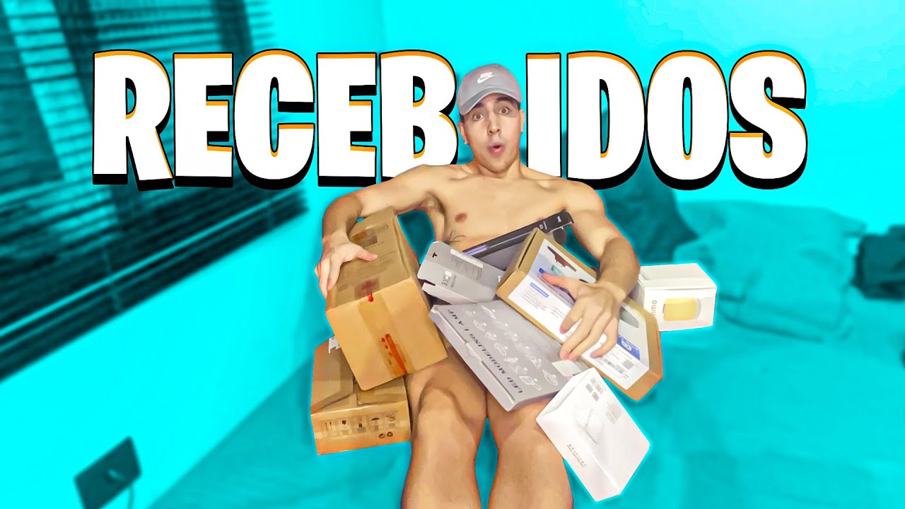ASMR MUITOS RECEBIDOS! - UNBOXING E SONS DE EMBALAGEM