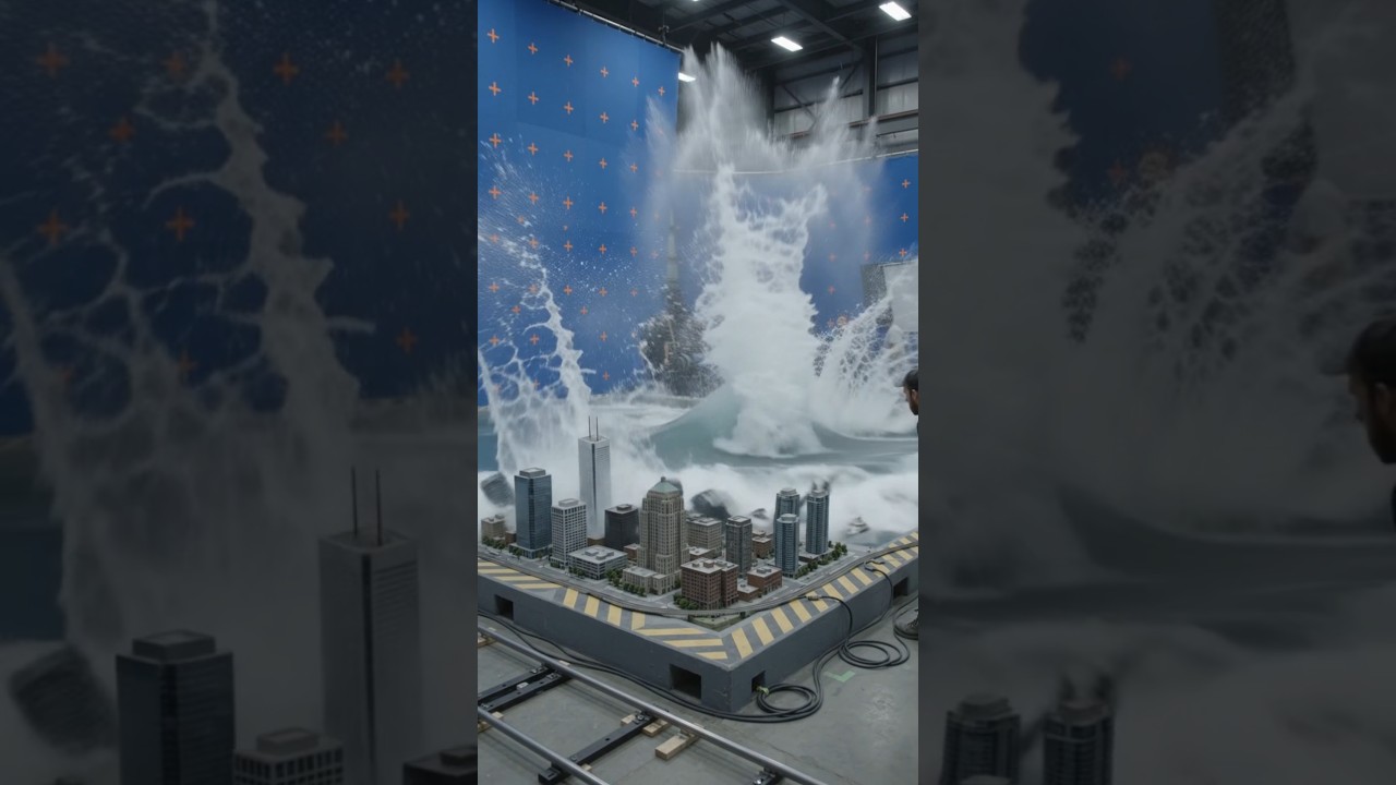 The City Has No Escape! 🌊😱 | Massive Flood Disaster #Shorts