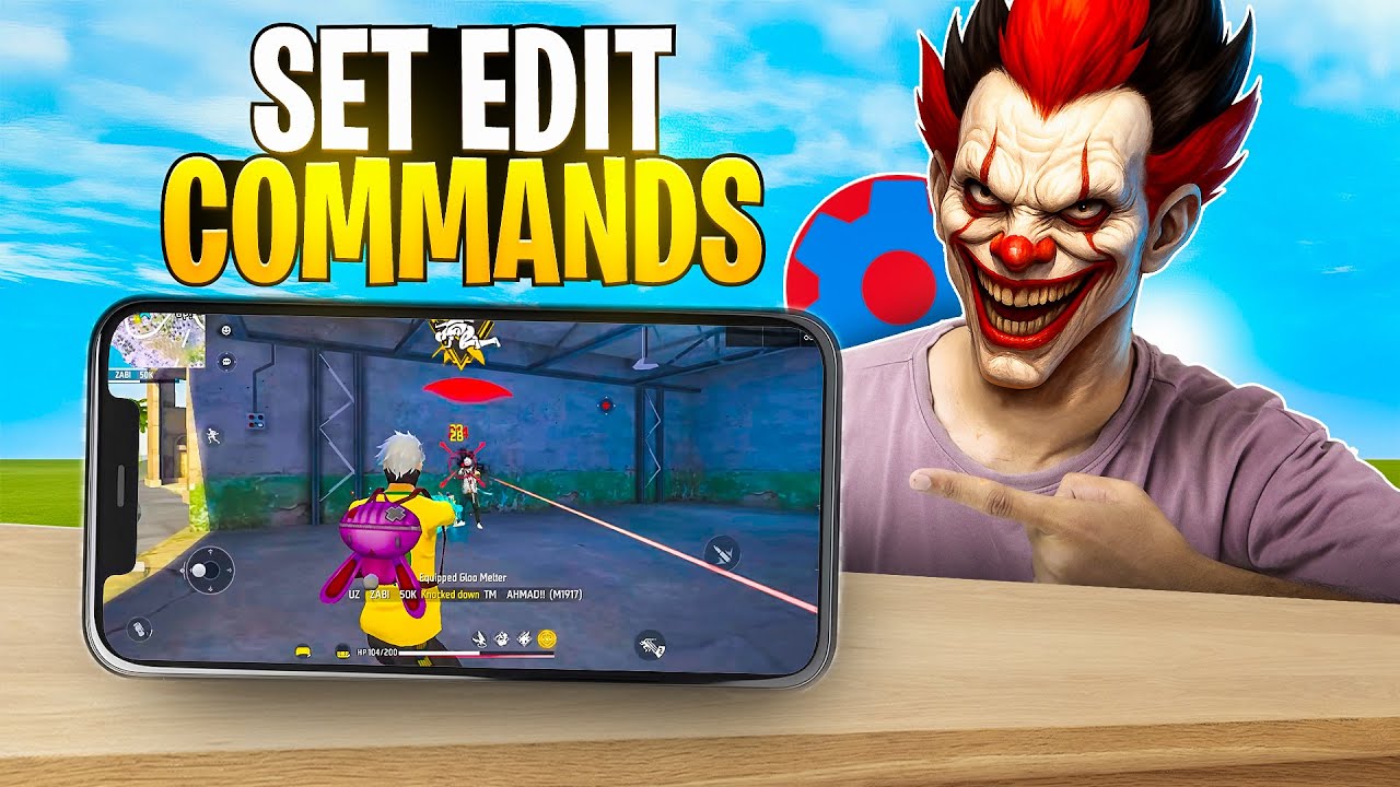 ✅OB50 Set-Edit 👺 Aim-Lock 🎯 99.9% 👾 Commands 📂 | 💯 Use These Commands | #freefire #setedit #aimlock