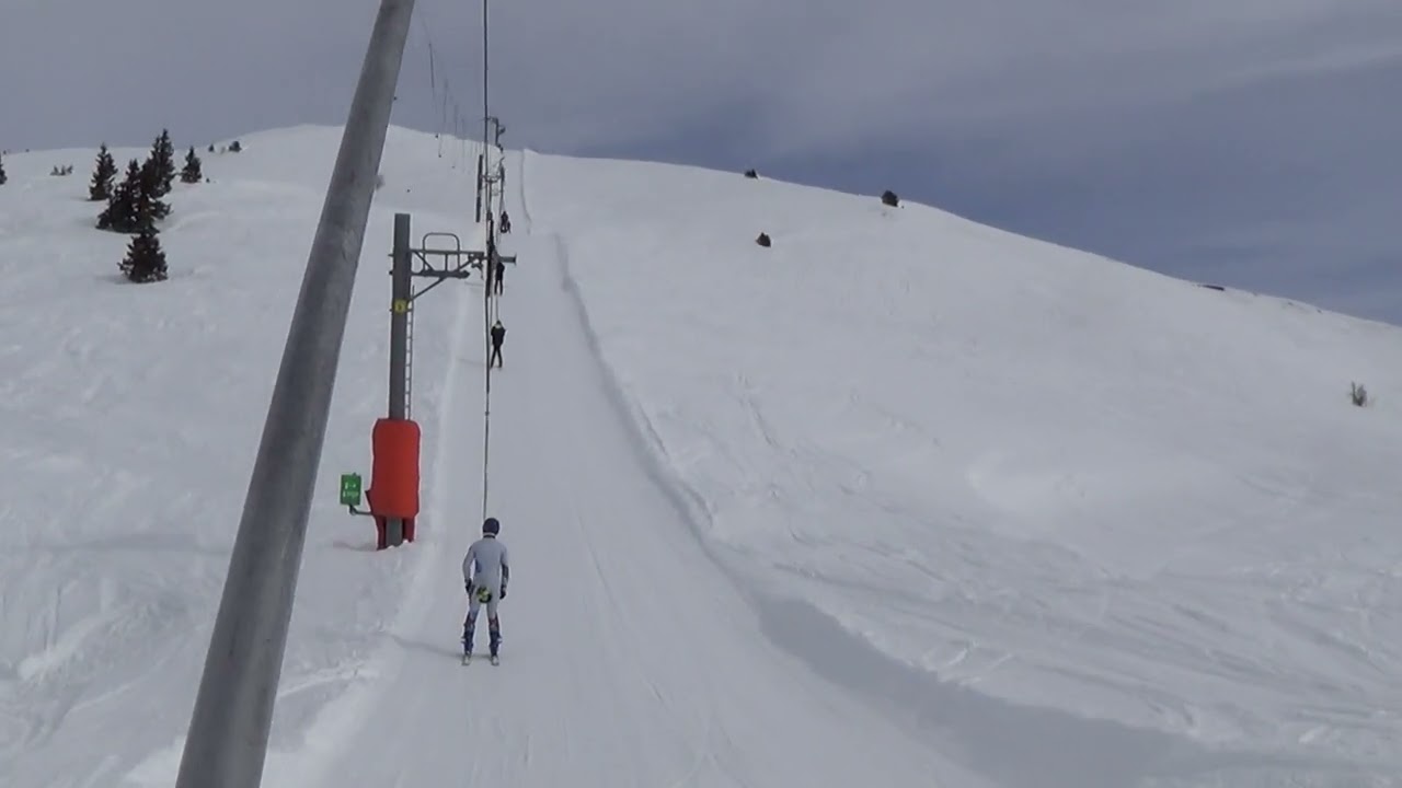 Risalita integrale skilift Montaz Mautino 