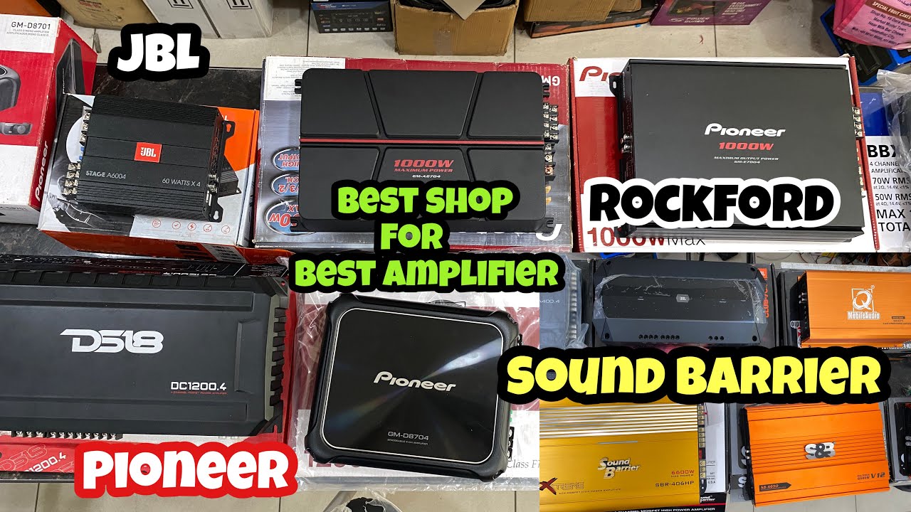 Branded Amplifier Start From RS2000/- Only | Rockford | Jbl | infinity | pioneer | modified club