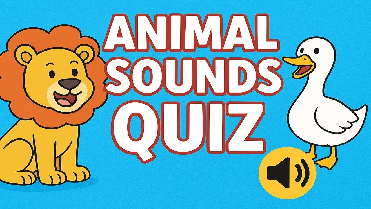 Animal Sounds Quiz for Kids 🐾  Fun Guess the Animal Game