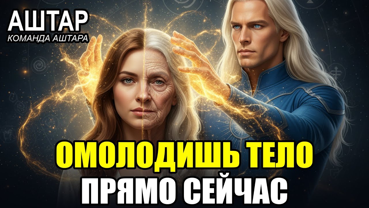 🔥 АШТАР ШЕРАН раскрыл: Послушай ЭТО СЕЙЧАС и омолоди свой биологический возраст на 10 лет!
