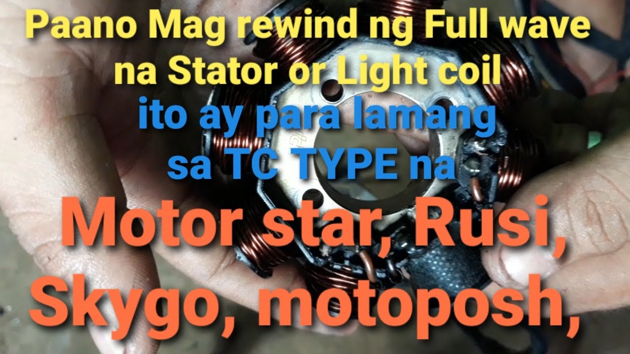 how to Rewind Stator coil or light coil | EZ MOTO PH