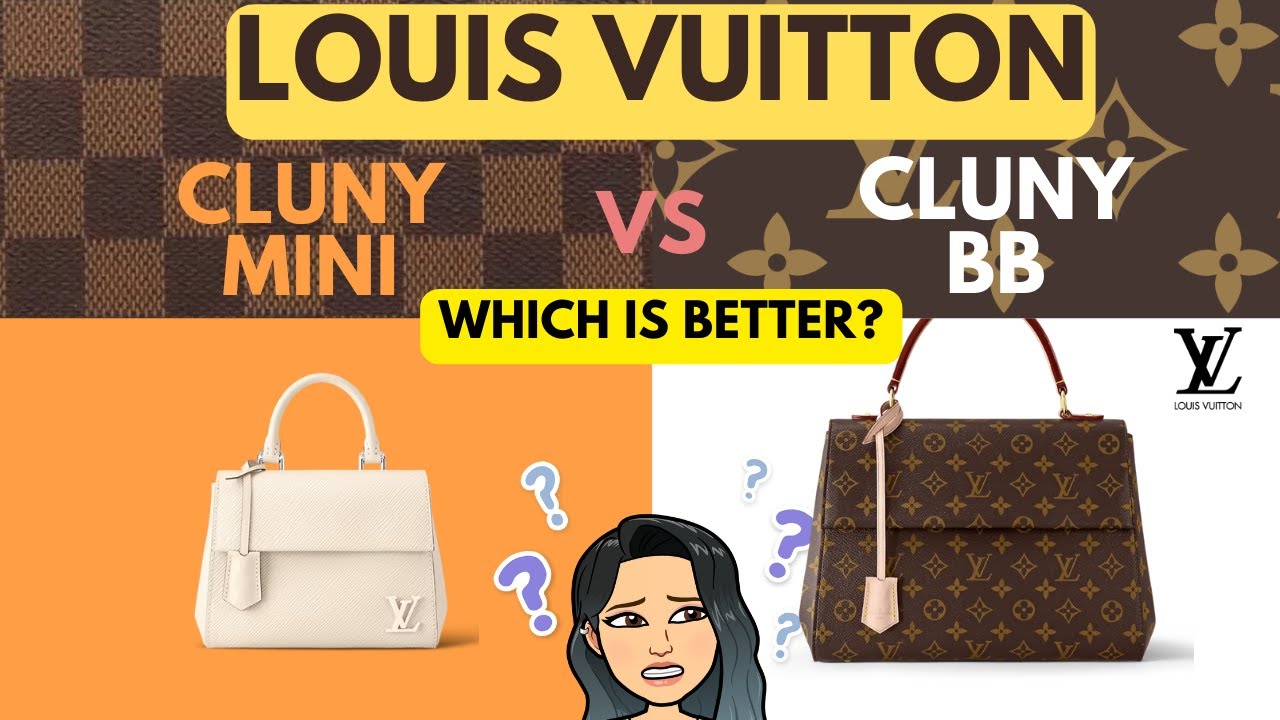 ❓❓LOUIS VUITTON CLUNY MINI VS CLUNY BB REVIEW | WORTH IT?❓❓ 💓 LV CLUNY HANDBAG REVIEW LV BAG