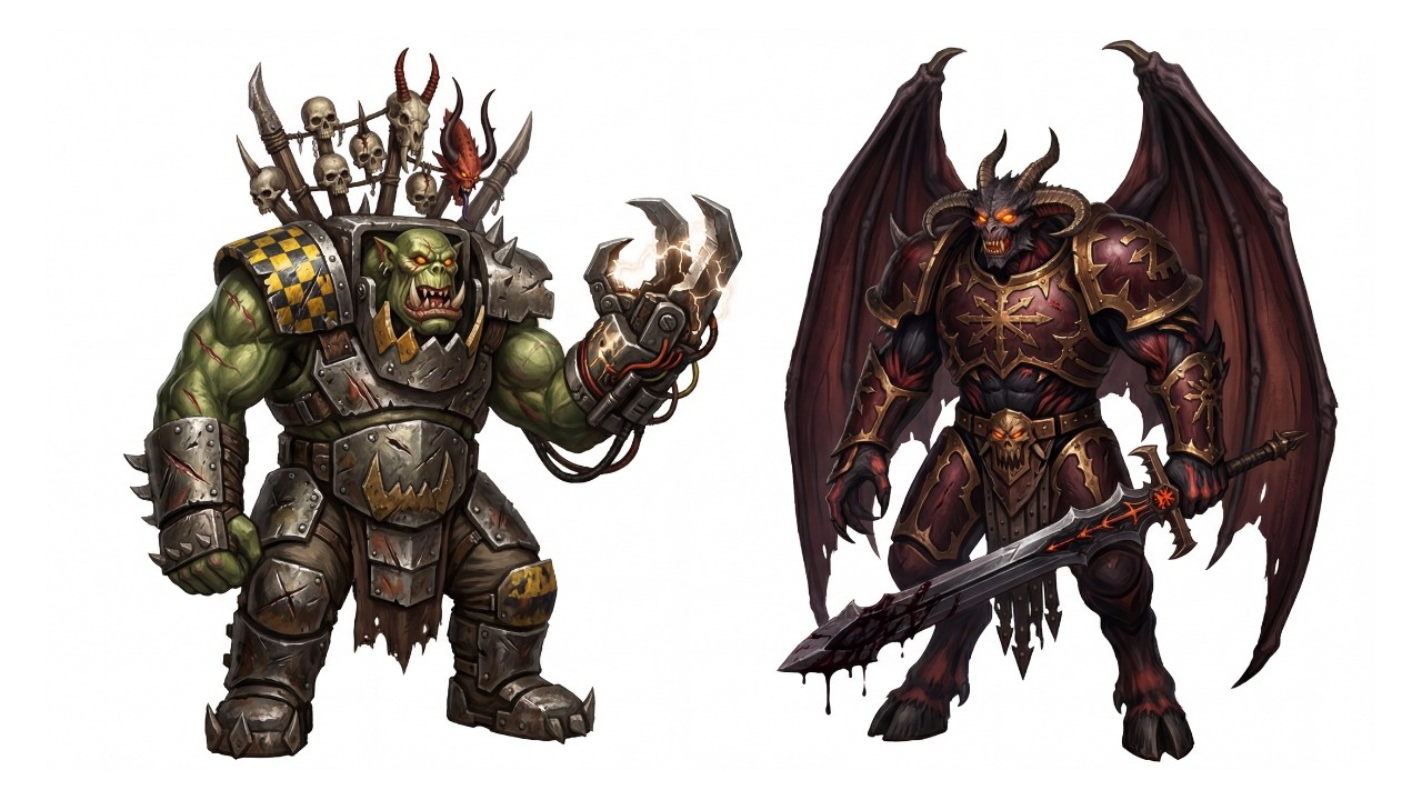 The Ork That Fights Daemons Forever &mdash; Khorne Revives Him
