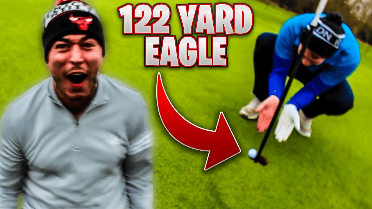 28 HANDICAPPER SHOOTS HIS FIRST EAGLE!!! Scramble Vs A Pro!