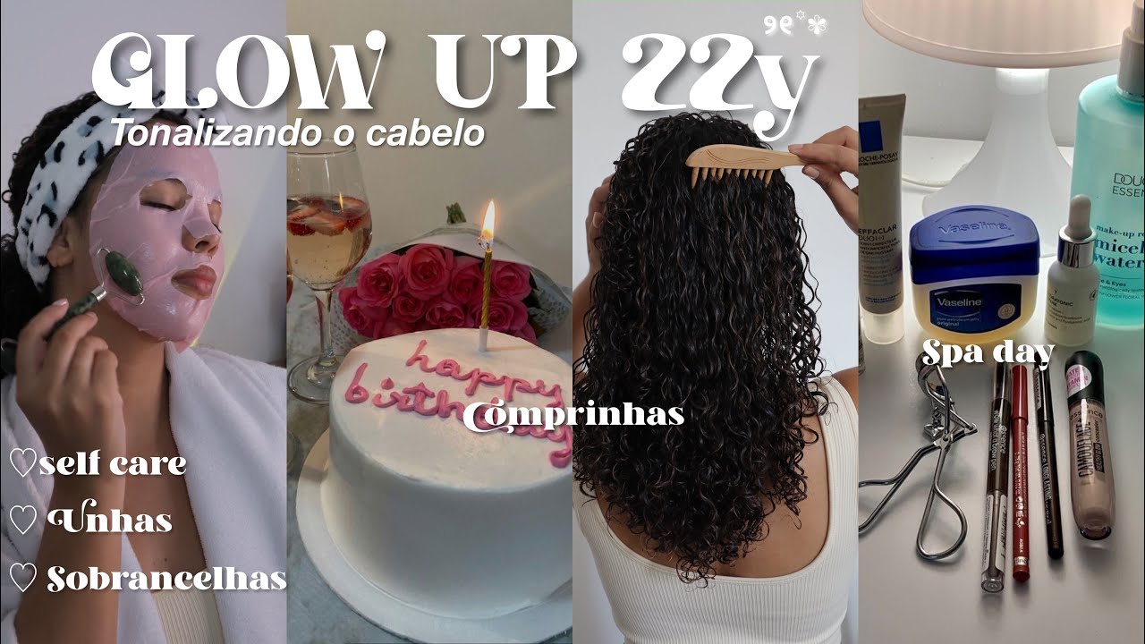 Super glow up de aniversário 🎂| spa day _ tonalizando meu cabelo, comprinhas, self care 🧖🏽‍♀️