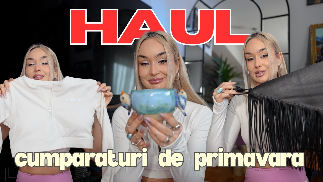 HAUL | Cumparaturi de primavara + Dichisar + colectie noua GymBeam