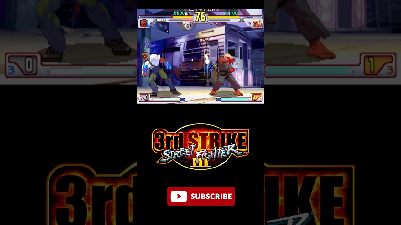 [Arcade] Street Fighter3 3rd 12oser VS Nica K.O 