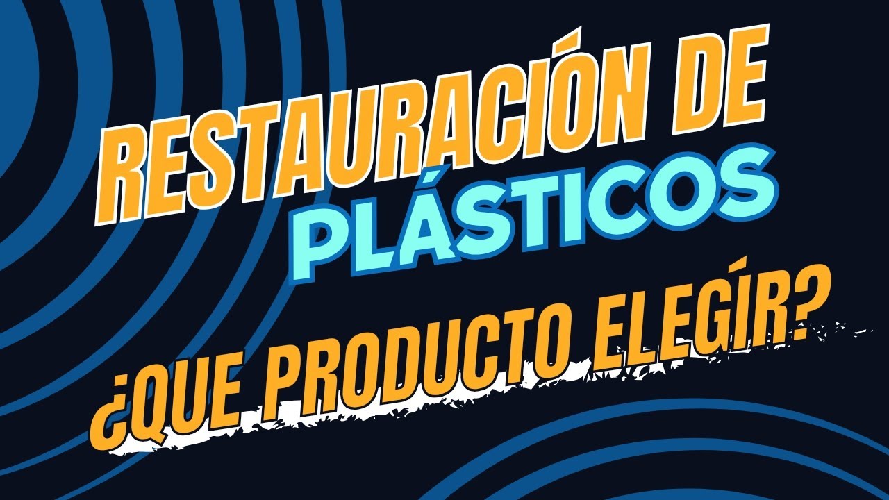 Restauración de Plásticos permanente! con V-Plastic de Vonixx. Recupera plásticos negros.