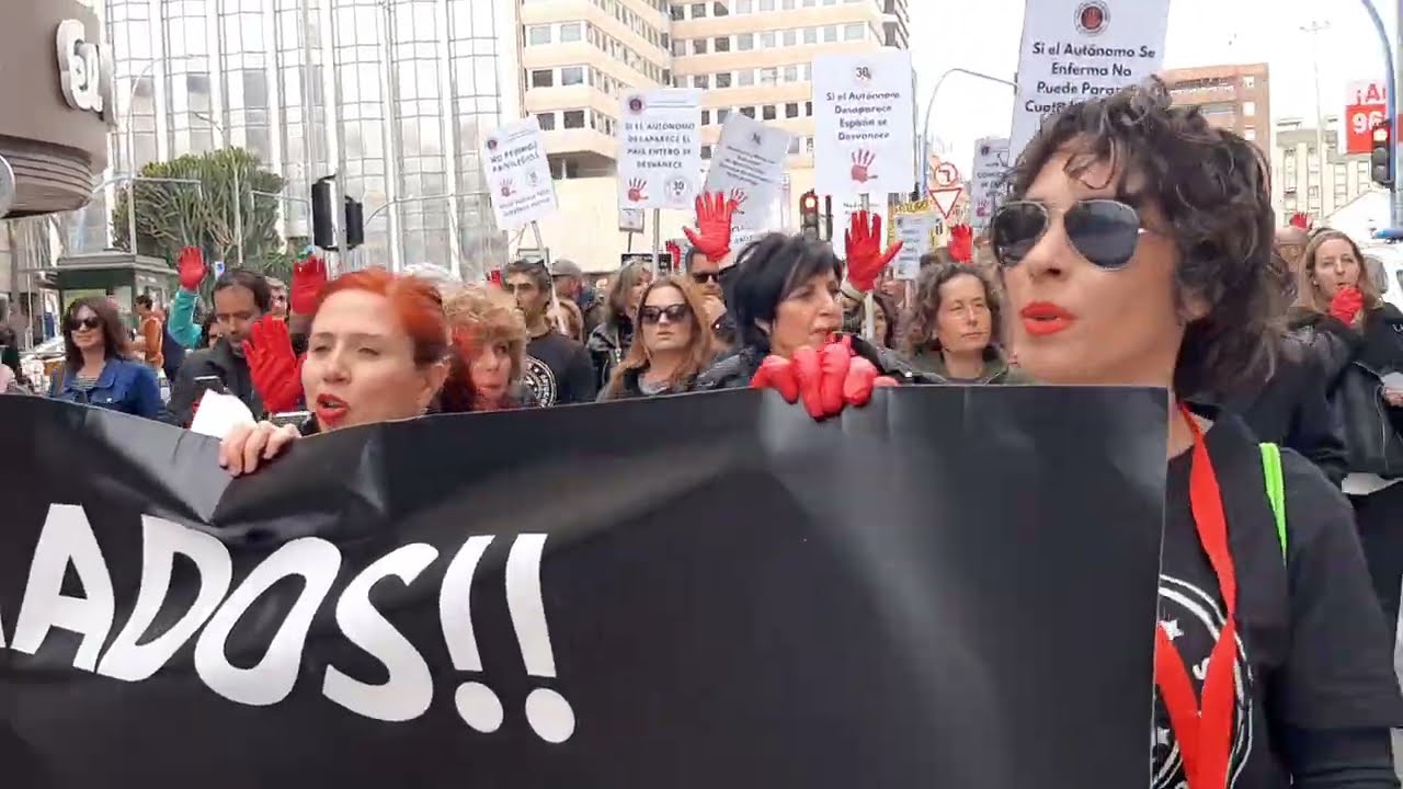 BASTA YA!! AUTÓNOMOS ALICANTINOS DE MANIFESTACIÓN HOY 2 DE MARZO 2026 