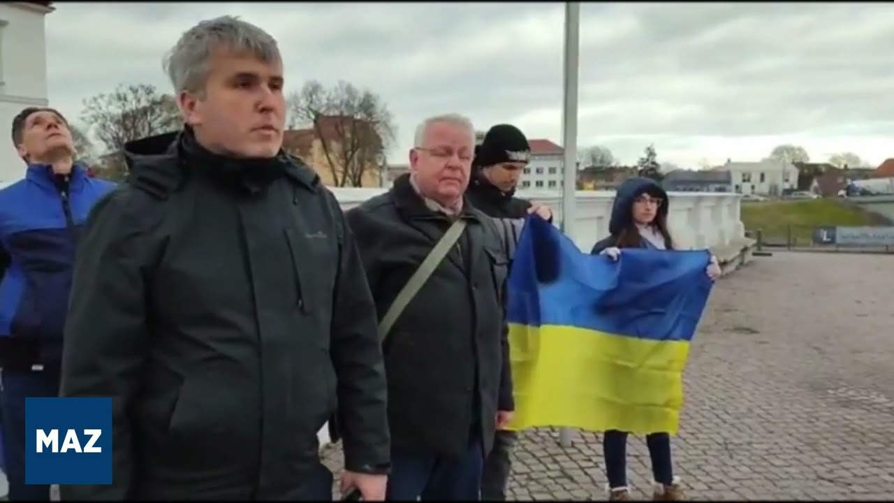 Oranienburg: Kundgebung gegen den Ukraine-Krieg