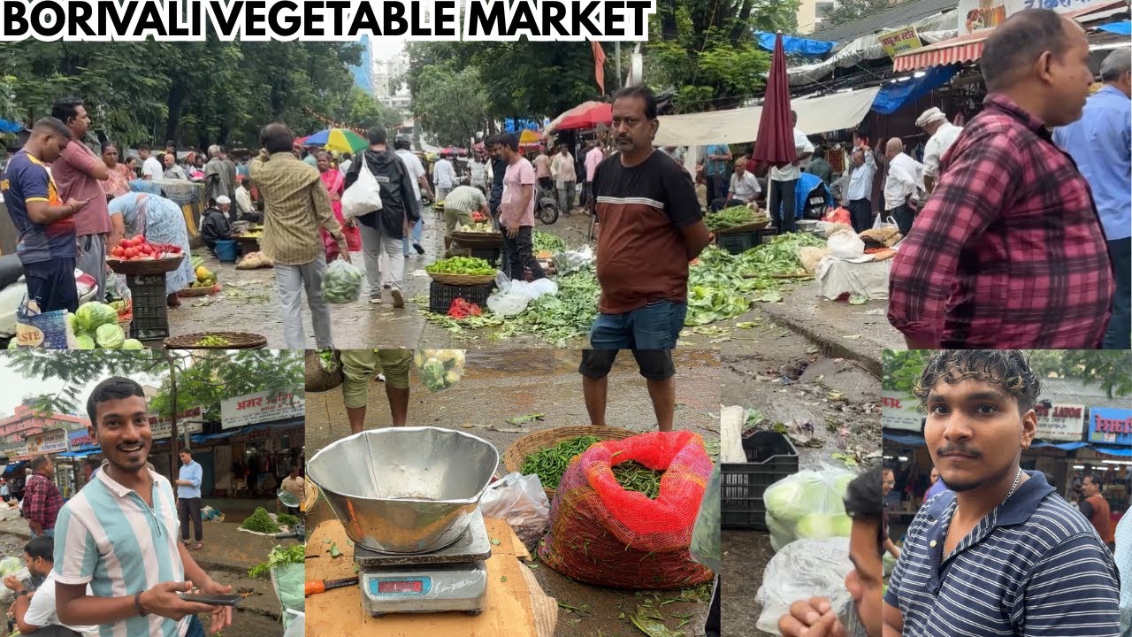 Borivali Vegetable Market | Bhaji Market Borivali | WholeSale Vegetable Market 