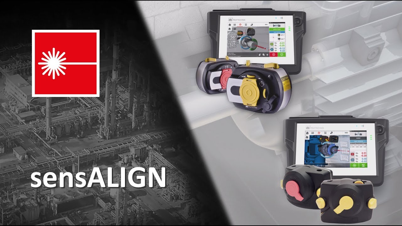 Technologie laser/capteur sensALIGN 5 et 7 de PRUFTECHNIK