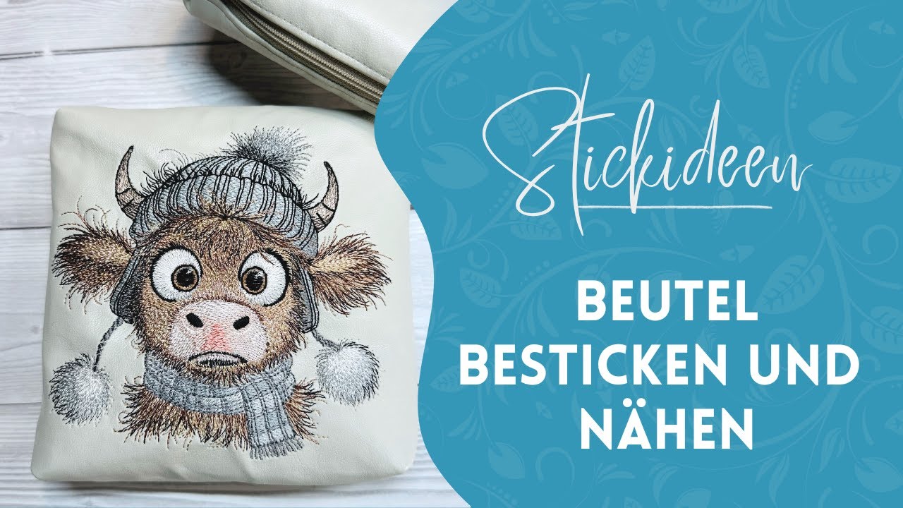 Beutel besticken und vernähen