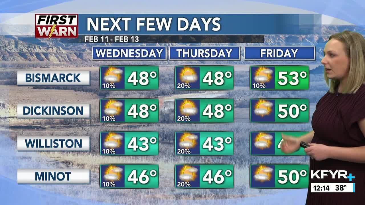 KFYR - First News at Noon - Weather 2/10/2026