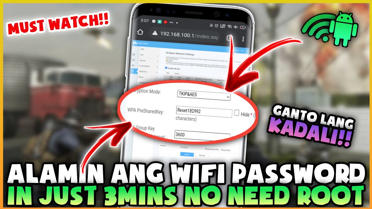 PAANO MALAMAN ANG WIFI PASSWORD NG KAHIT ANONG WIFI || Tips and Guide