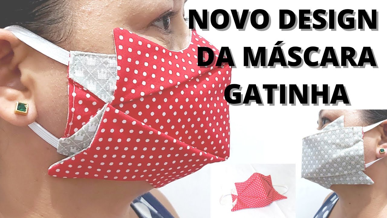 FACE MASK NOVO DESIGN ESTILO GATINHA!!! várias formas de usá-la!!! tamanho 