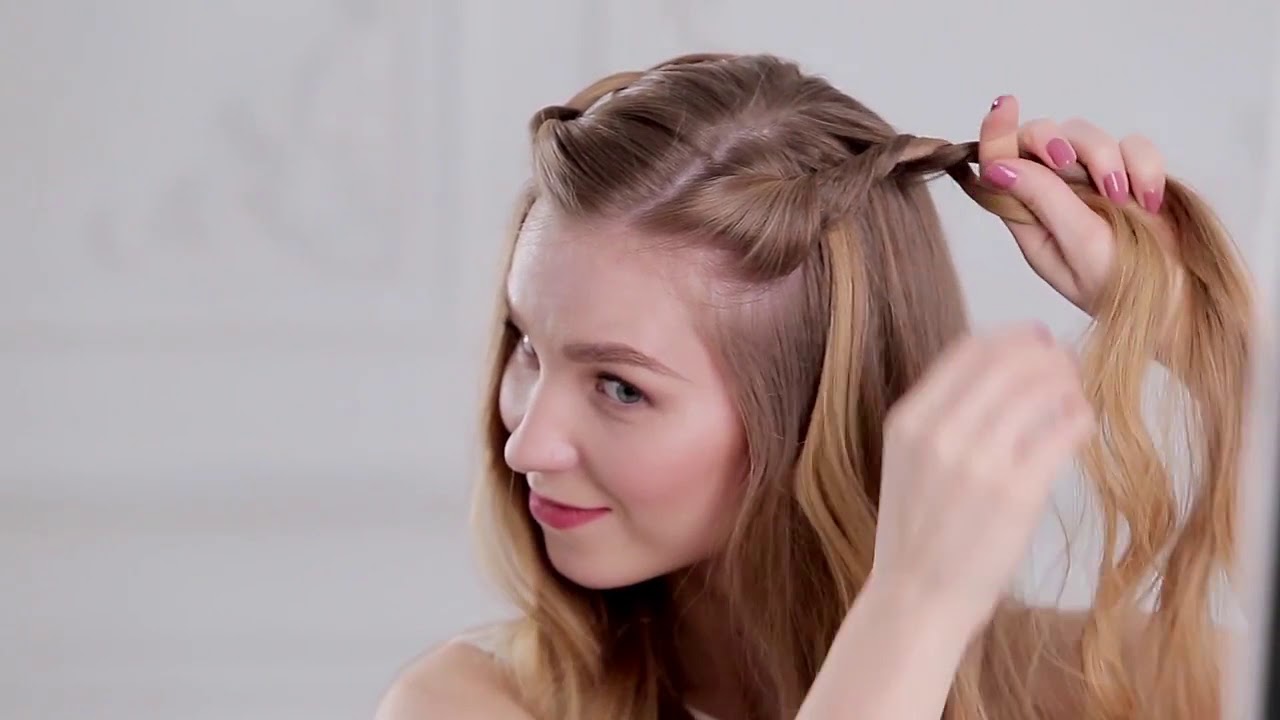 How To Do A Quick Waterfall Twist Hairstyle